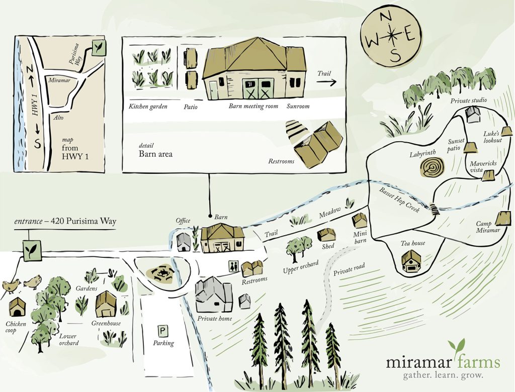 Map of Miramar Farms